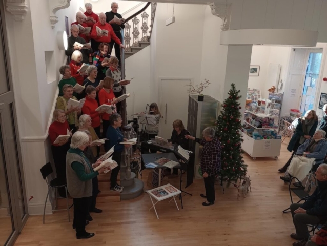 Carol Singing at Kirkcudbright Galleries - Saturday, 3rd December 2022